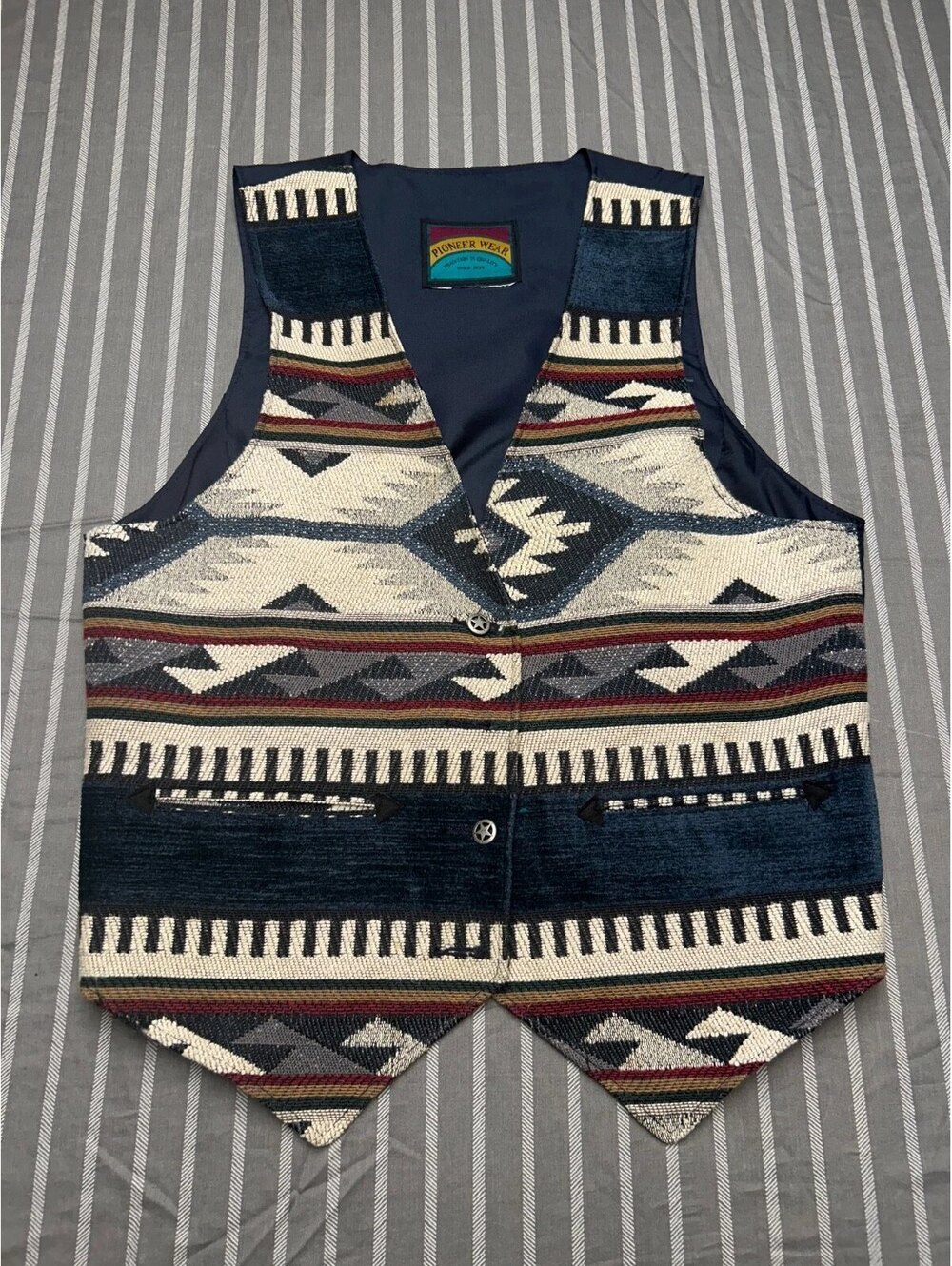 vintage Pioneer Wear Southwestern Vest Women's Large